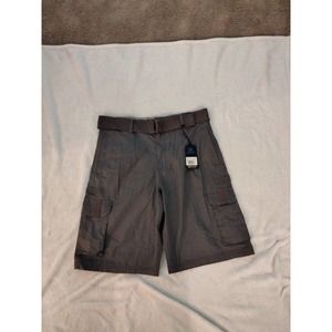 Monumenten grey Cargo Shorts with Belt Size 34